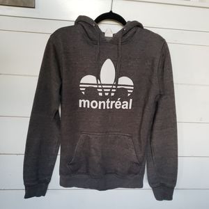 Famous Canada Montreal Women's grey hoodie, size Small, hooded sweatshirt